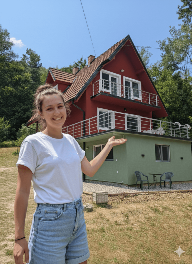 kuca slika sa devojkom